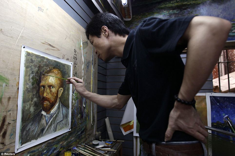 dafen oil painting village van gogh